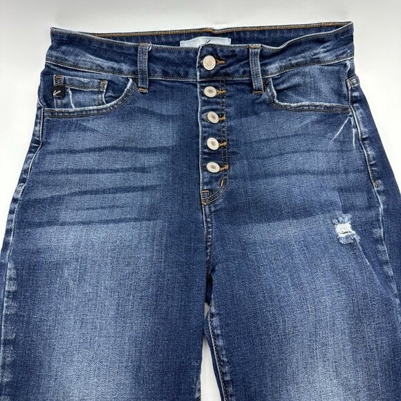 Kancan Karlee High Rise Ankle Skinny Size 11 / 29 Button Fly Stretch Denim Jeans - Picture 5 of 13